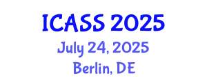 International Conference on Astronomy and Space Sciences (ICASS) July 24, 2025 - Berlin, Germany