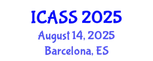 International Conference on Astronomy and Space Sciences (ICASS) August 14, 2025 - Barcelona, Spain