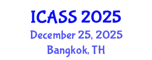 International Conference on Astronomy and Space Sciences (ICASS) December 25, 2025 - Bangkok, Thailand