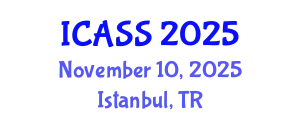International Conference on Astronomy and Space Sciences (ICASS) November 10, 2025 - Istanbul, Turkey