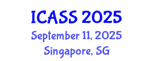 International Conference on Astronomy and Space Sciences (ICASS) September 11, 2025 - Singapore, Singapore