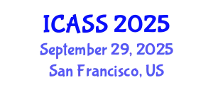 International Conference on Astronomy and Space Sciences (ICASS) September 29, 2025 - San Francisco, United States