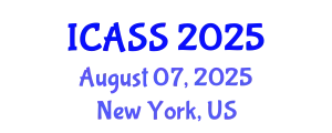 International Conference on Astronomy and Space Sciences (ICASS) August 07, 2025 - New York, United States