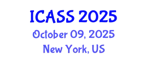 International Conference on Astronomy and Space Sciences (ICASS) October 09, 2025 - New York, United States