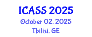 International Conference on Astronomy and Space Sciences (ICASS) October 02, 2025 - Tbilisi, Georgia