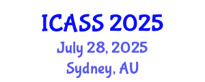 International Conference on Astronomy and Space Sciences (ICASS) July 28, 2025 - Sydney, Australia