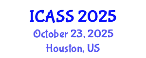 International Conference on Astronomy and Space Sciences (ICASS) October 23, 2025 - Houston, United States