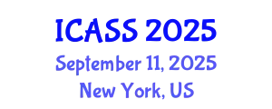 International Conference on Astronomy and Space Sciences (ICASS) September 11, 2025 - New York, United States