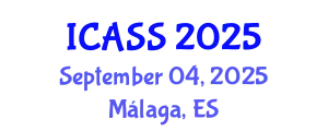 International Conference on Astronomy and Space Sciences (ICASS) September 04, 2025 - Málaga, Spain