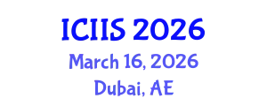 International Conference on Intelligent Information Systems (ICIIS) March 16, 2026 - Dubai, United Arab Emirates