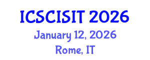 International Conference on Soft Computing, Intelligent Systems and Information Technology (ICSCISIT) January 12, 2026 - Rome, Italy