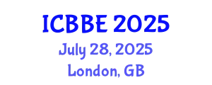 International Conference on Biotechnology and Biosystems Engineering (ICBBE) July 28, 2025 - London, United Kingdom