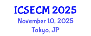 International Conference on Structural Engineering, Construction and Management (ICSECM) November 10, 2025 - Tokyo, Japan