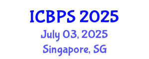 International Conference on Bioengineering and Pharmaceutical Sciences (ICBPS) July 03, 2025 - Singapore, Singapore