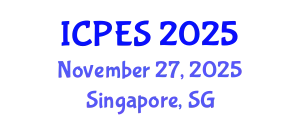 International Conference on Plant and Environmental Sciences (ICPES) November 27, 2025 - Singapore, Singapore