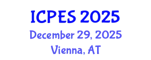 International Conference on Plant and Environmental Sciences (ICPES) December 29, 2025 - Vienna, Austria