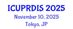 International Conference on Urban Planning, Regional Development and Information Society (ICUPRDIS) November 10, 2025 - Tokyo, Japan