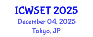 International Conference on Women in Science, Engineering and Technology (ICWSET) December 04, 2025 - Tokyo, Japan