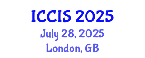 International Conference on Computer and Information Sciences (ICCIS) July 28, 2025 - London, United Kingdom