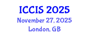 International Conference on Computer and Information Sciences (ICCIS) November 27, 2025 - London, United Kingdom