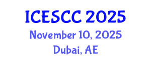 International Conference on Earth Science and Climate Change (ICESCC) November 10, 2025 - Dubai, United Arab Emirates