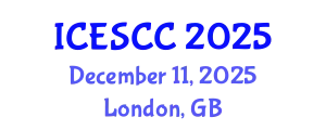 International Conference on Earth Science and Climate Change (ICESCC) December 11, 2025 - London, United Kingdom