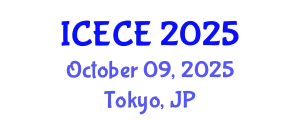 International Conference on Electronics and Communication Engineering (ICECE) October 09, 2025 - Tokyo, Japan