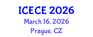 International Conference on Electronics and Communication Engineering (ICECE) March 16, 2026 - Prague, Czechia