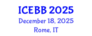 International Conference on Emerging Biosensors and Biotechnology (ICEBB) December 18, 2025 - Rome, Italy