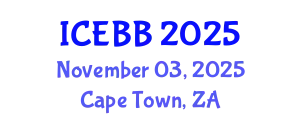 International Conference on Emerging Biosensors and Biotechnology (ICEBB) November 03, 2025 - Cape Town, South Africa