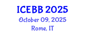 International Conference on Emerging Biosensors and Biotechnology (ICEBB) October 09, 2025 - Rome, Italy