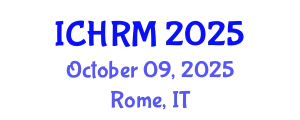 International Conference on Economics and Human Resource Management (ICHRM) October 09, 2025 - Rome, Italy