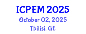 International Conference on Production Engineering and Management (ICPEM) October 02, 2025 - Tbilisi, Georgia
