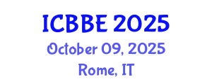 International Conference on Biophysical and Biomedical Engineering (ICBBE) October 09, 2025 - Rome, Italy