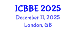 International Conference on Biophysical and Biomedical Engineering (ICBBE) December 11, 2025 - London, United Kingdom