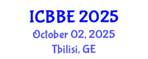International Conference on Biophysical and Biomedical Engineering (ICBBE) October 02, 2025 - Tbilisi, Georgia
