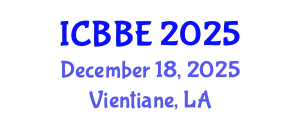 International Conference on Biophysical and Biomedical Engineering (ICBBE) December 18, 2025 - Vientiane, Laos