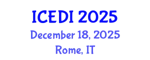 International Conference on Equality, Diversity and Inclusion (ICEDI) December 18, 2025 - Rome, Italy