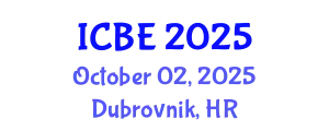 International Conference on Biomedical Engineering (ICBE) October 02, 2025 - Dubrovnik, Croatia
