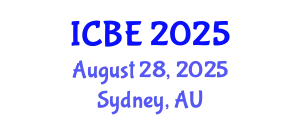 International Conference on Biomedical Engineering (ICBE) August 28, 2025 - Sydney, Australia