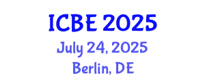 International Conference on Biomedical Engineering (ICBE) July 24, 2025 - Berlin, Germany