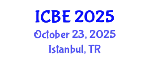 International Conference on Biomedical Engineering (ICBE) October 23, 2025 - Istanbul, Turkey