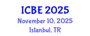 International Conference on Biomedical Engineering (ICBE) November 10, 2025 - Istanbul, Turkey