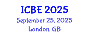 International Conference on Biomedical Engineering (ICBE) September 25, 2025 - London, United Kingdom