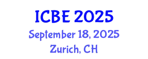 International Conference on Biomedical Engineering (ICBE) September 18, 2025 - Zurich, Switzerland