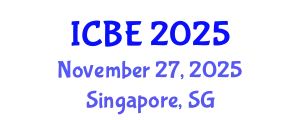International Conference on Biomedical Engineering (ICBE) November 27, 2025 - Singapore, Singapore