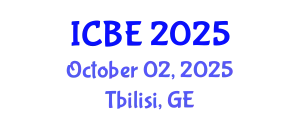 International Conference on Biomedical Engineering (ICBE) October 02, 2025 - Tbilisi, Georgia