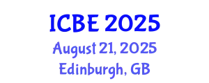 International Conference on Biomedical Engineering (ICBE) August 21, 2025 - Edinburgh, United Kingdom