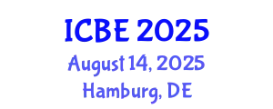International Conference on Biomedical Engineering (ICBE) August 14, 2025 - Hamburg, Germany