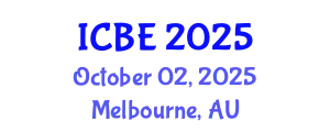 International Conference on Biomedical Engineering (ICBE) October 02, 2025 - Melbourne, Australia